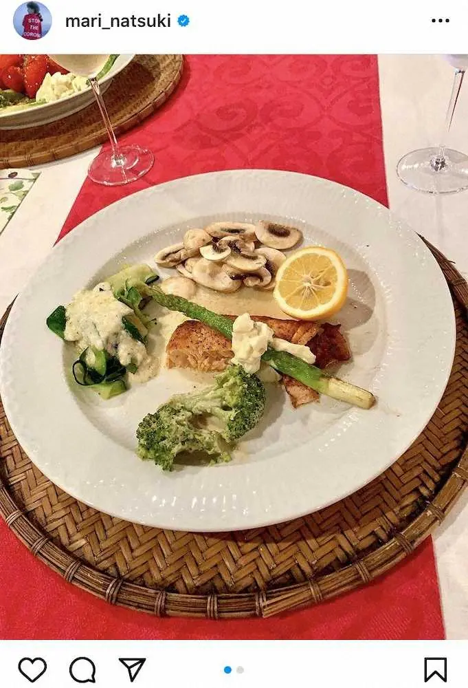 【画像・写真】夏木マリ　おしゃれな“おうちご飯”披露に「レストランかと思いました」「美味しそう！」