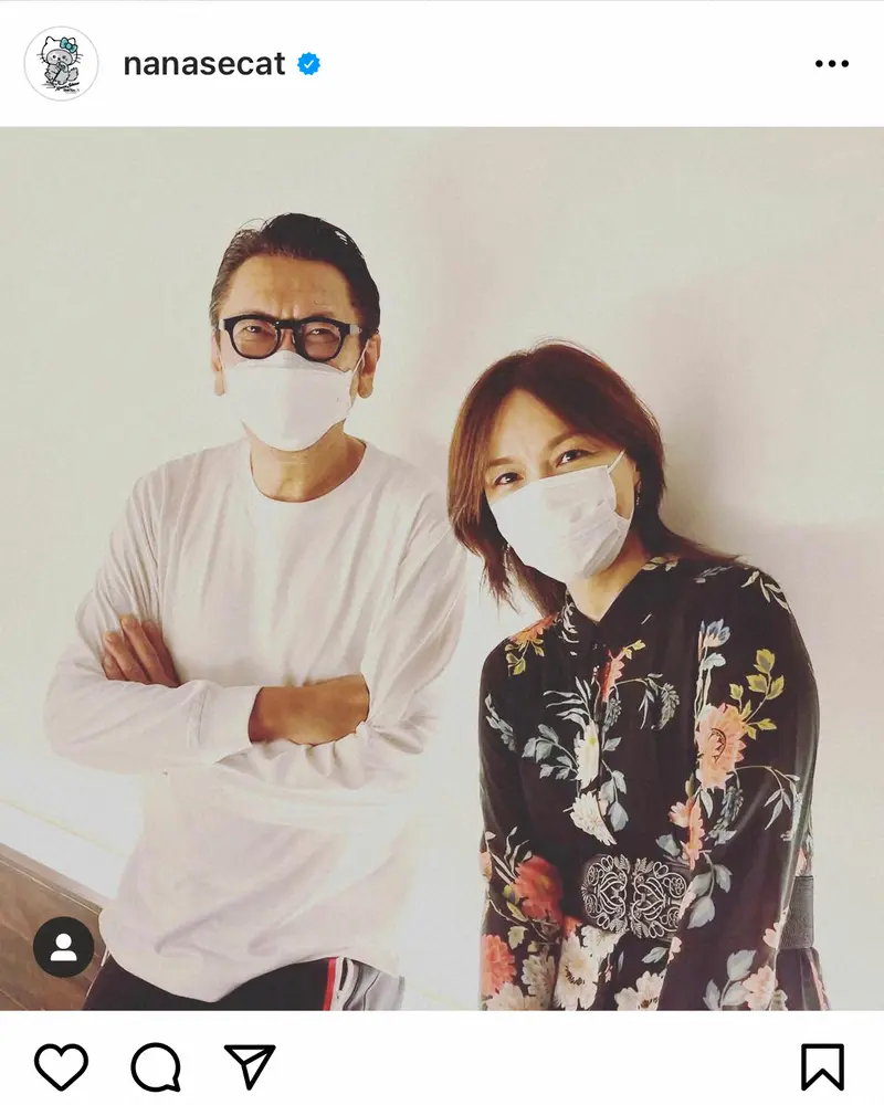 【画像・写真】相川七瀬　「奇跡！！嬉しすぎる」布袋寅泰との2ショット披露にファン歓喜　「最高」「宝です」