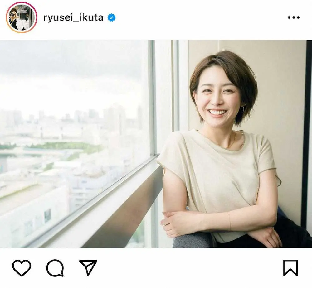 【画像・写真】フジテレビ生田竜聖アナ　“ナイススマイル”宮司愛海アナを公開　「天才ですか」「素敵な笑顔！」の声
