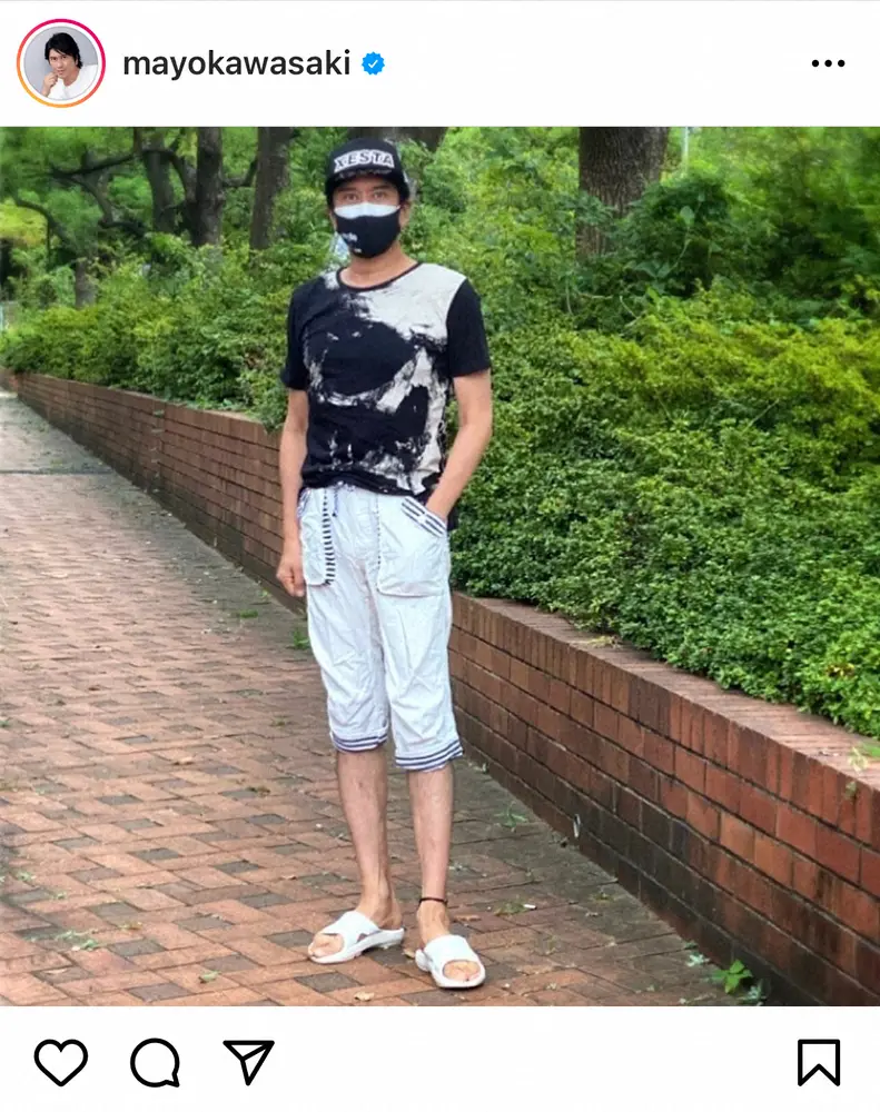 【画像・写真】川崎麻世「二度とコロナに感染したくない」マスク二重付けで元気な姿披露　ファン「本当に良かった」
