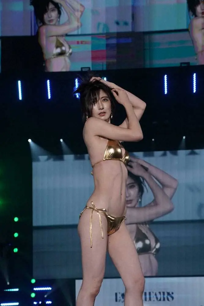 【画像・写真】熊田曜子　ビキニ姿で離婚騒動後初の公式の場「今は弁護士さん同士で話し合い」