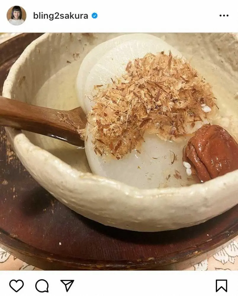 【画像・写真】井上咲楽　簡単手作り和食披露に「ヘルシーで美味しそう」「シンプルで良い献立」の声