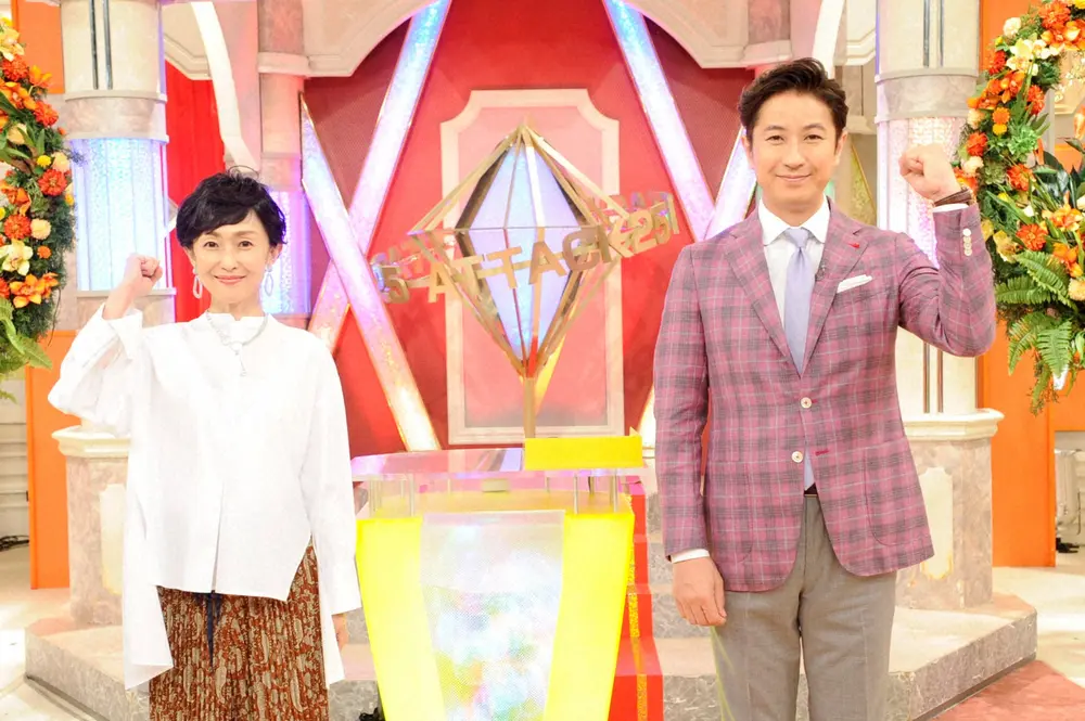 【画像・写真】司会の谷原章介（右）とABCの加藤明子アナウンサー