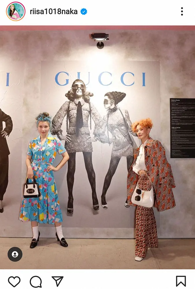 【画像・写真】仲里依紗　憧れの夏木マリと“相思相愛”2ショット　フォロワー「空気感似てる」「なぜだか親子感が」の声