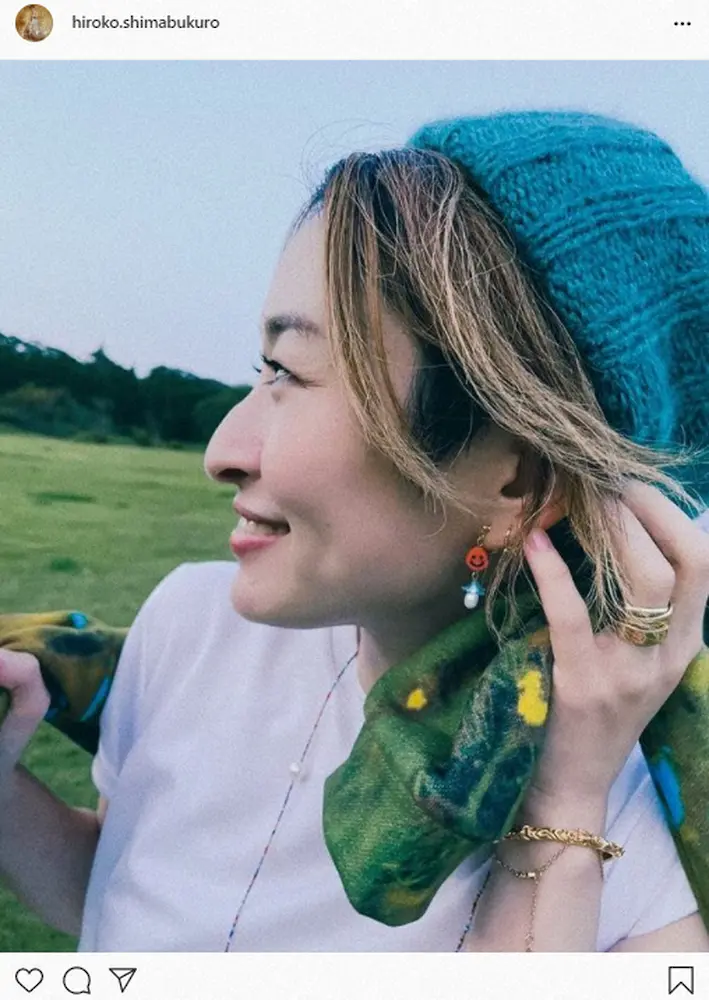 【画像・写真】島袋寛子　インスタグラム投稿で「ちょっと自粛する」　フォロワーからは「大丈夫？」と心配の声