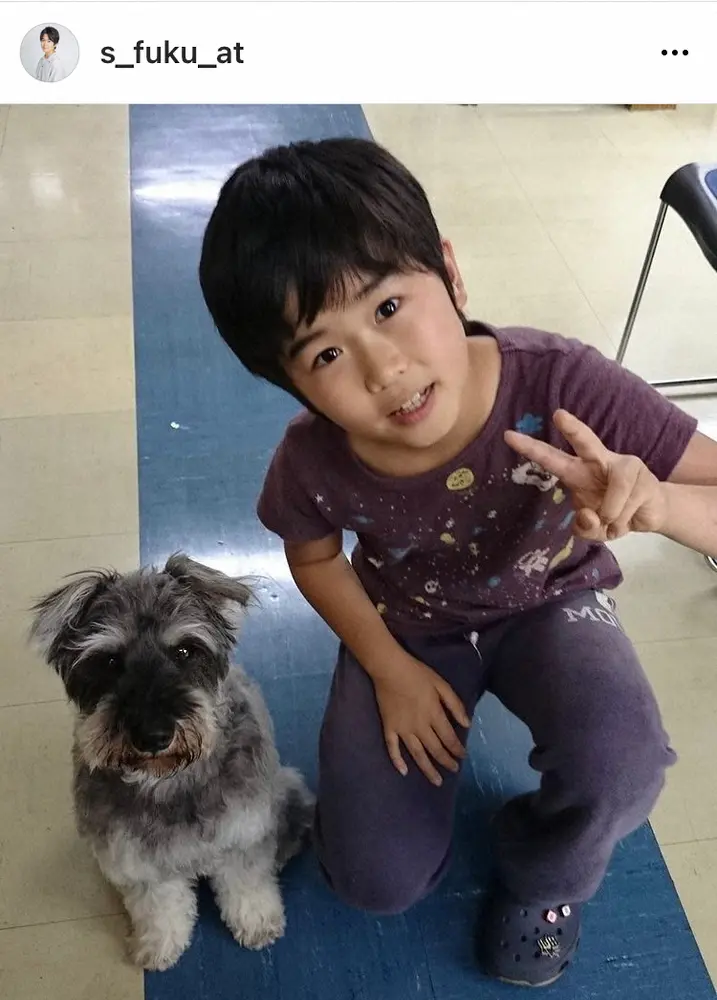 【画像・写真】鈴木福　「マルモ―」ムックとの10年前“2ショット”　ファン「懐かしすぎる！」「かわいすぎる」