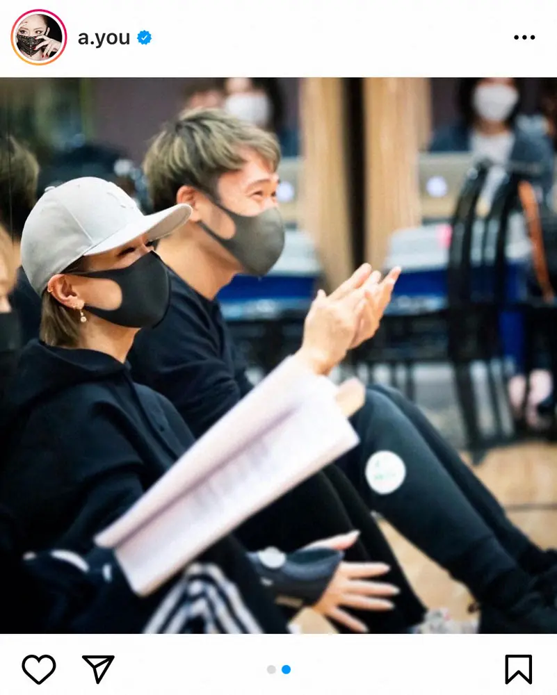 【画像・写真】浜崎あゆみ　3日後に迫るアジアツアーへ「緊張するなぁー！！笑」も笑顔でリハーサル