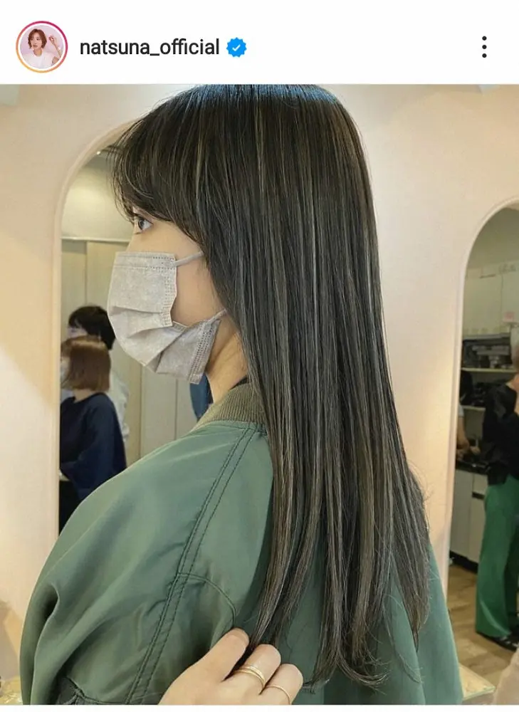 【画像・写真】夏菜「いいかんじにハイライト」新ヘアに「バリ可愛いか～」「秋らしい」「長い髪もいい」の声