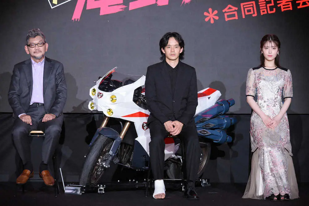 【画像・写真】池松壮亮　「シン・仮面ライダー」で本郷猛役　アクション練習で靭帯損傷「改造手術に失敗した」