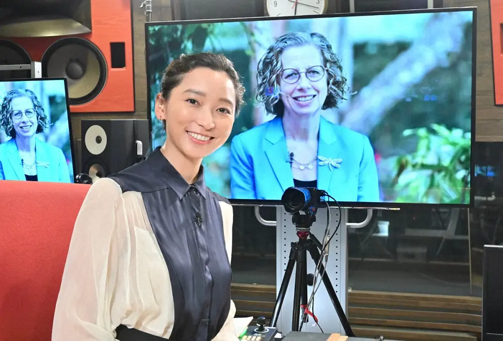 【画像・写真】「日本沈没」記者役・杏、国連の要人と超異例の対談！英語質問絶賛される　気候変動問題などでインタビュー