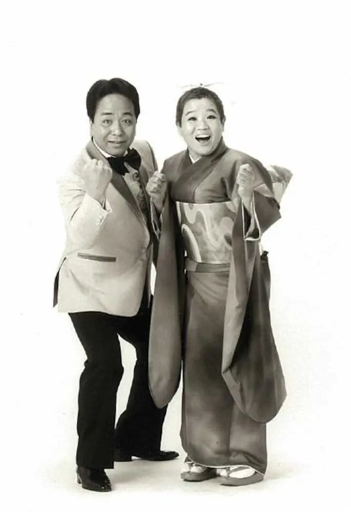 NHKラジオ第1「上方演芸会」で先日亡くなった「正司敏江・玲児」の正司敏江さん（右）の懐かしの漫才を放送