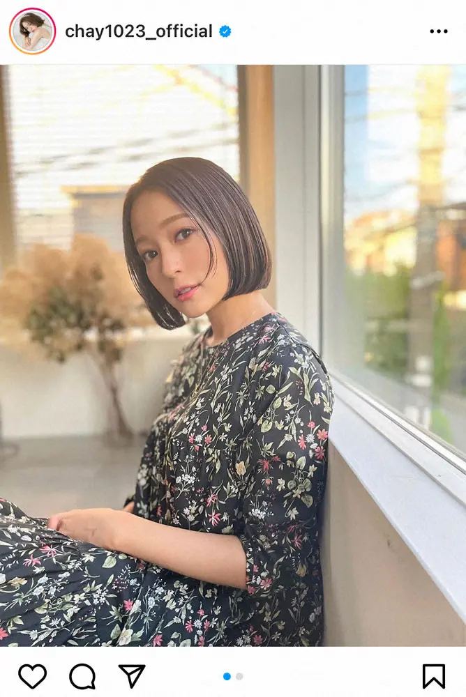 【画像・写真】chay公式インスタグラム（＠chay1023_official）より