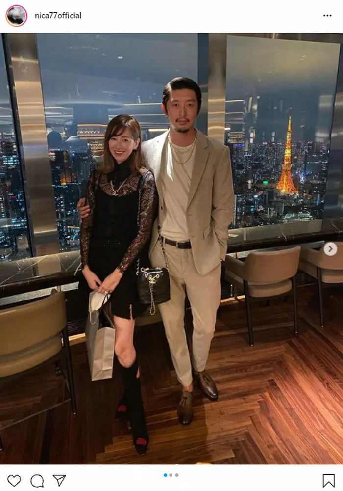 【画像・写真】仁香　16歳下夫が30歳誕生日で2ショット「結婚した頃は賛否もあり…」　フォロワー「素敵なご夫婦」