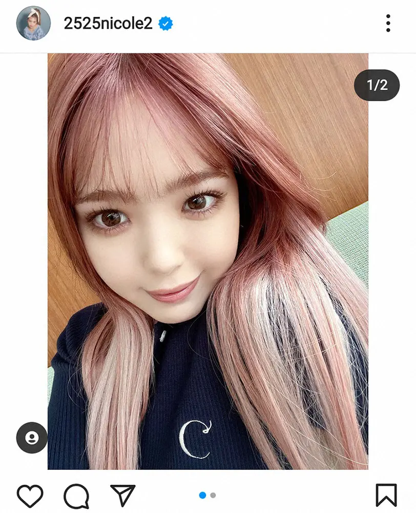 【画像・写真】藤田ニコル「気分は冬通り越して春」なピンクヘア披露　「まじで天使」「最近の美しさ最強」の声