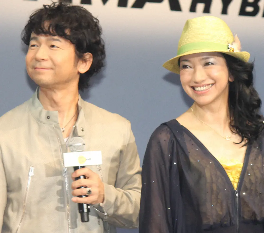 DREAMS　COME　TRUEの中村正人（左）と吉田美和（2012年撮影）