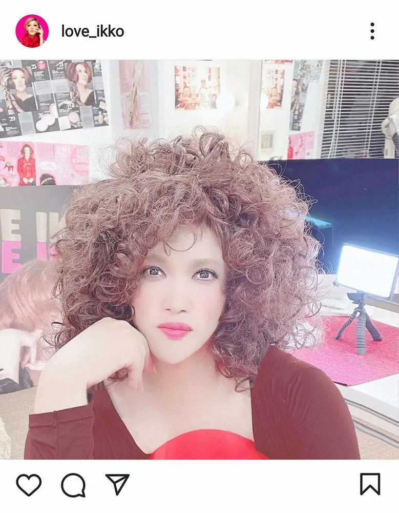 【画像・写真】IKKO　「80年代」のカーリーヘア披露に「素敵過ぎる～」「お似合いです」の声