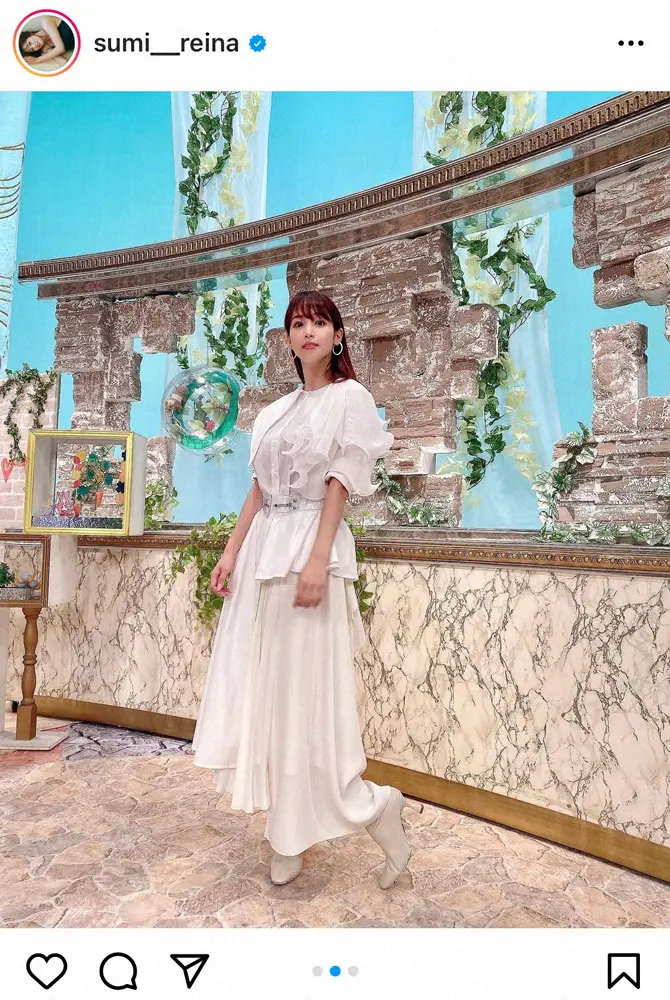 【画像・写真】鷲見玲奈　服も靴も全身白で統一した“ソダシ衣装”に「めちゃくちゃ魅力的」「バッチリお似合い！！」の声