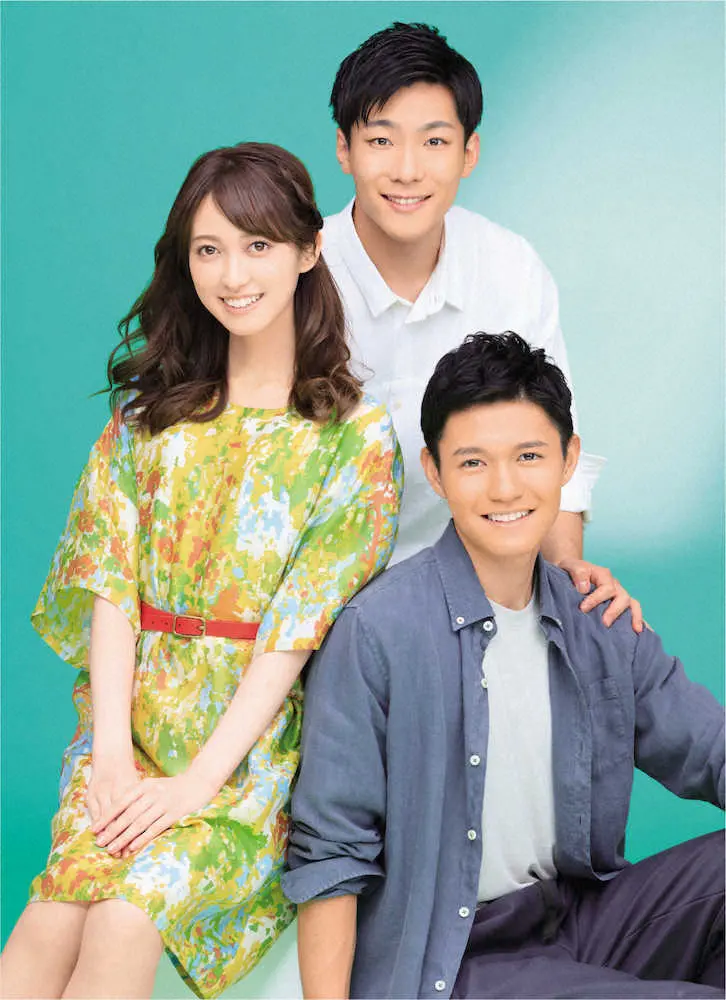 「TBSアナウンサーズカレンダー2022」に初登場する（左から時計回りに）佐々木舞音アナ、小沢光葵アナ、高柳光希アナ