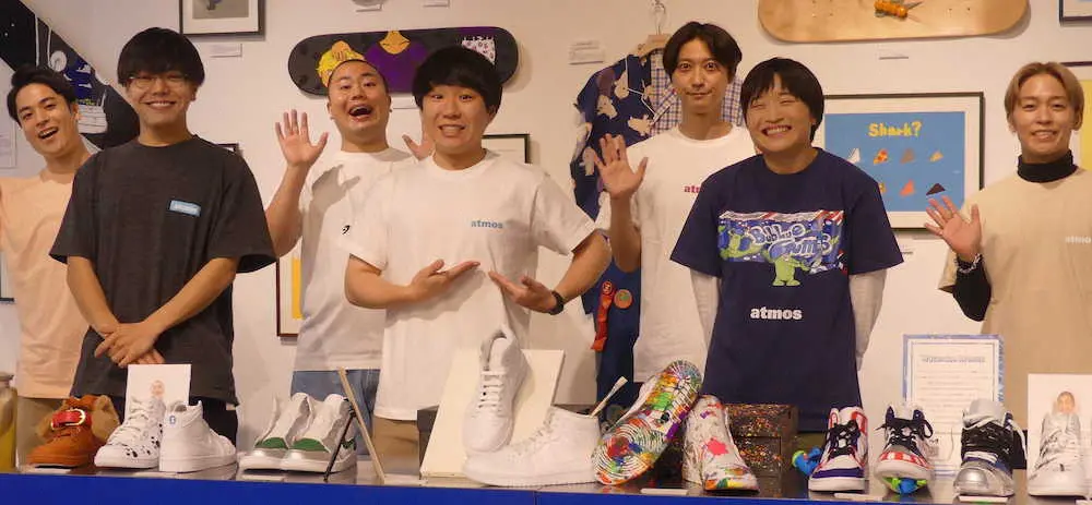 【画像・写真】ハナコ岡部　自身デザインのスニーカー披露、「パクらせて」絶賛の声上がる