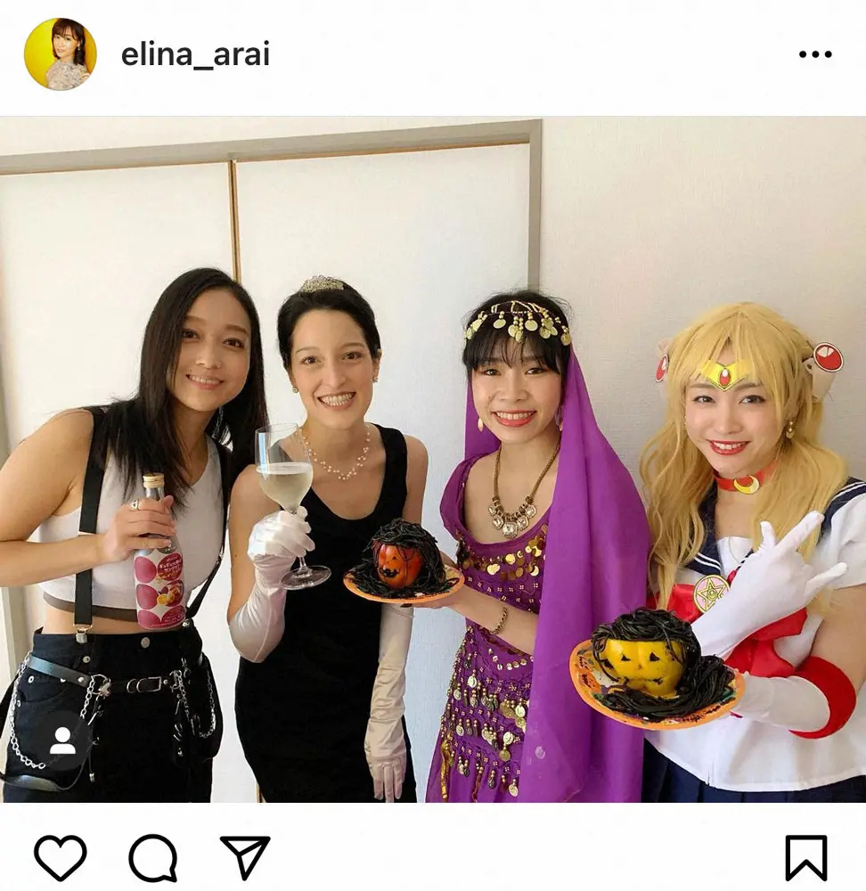 【画像・写真】新井恵理那　理想の女性「セーラームーン」になりきった姿に「期待を裏切りません」「可愛すぎでしょ」の声