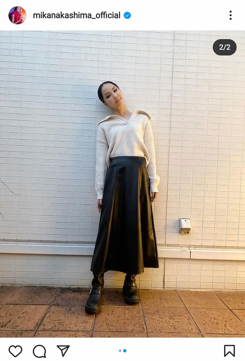 中島美嘉公式インスタグラム Mikanakashima Official より スポニチ Sponichi Annex 芸能