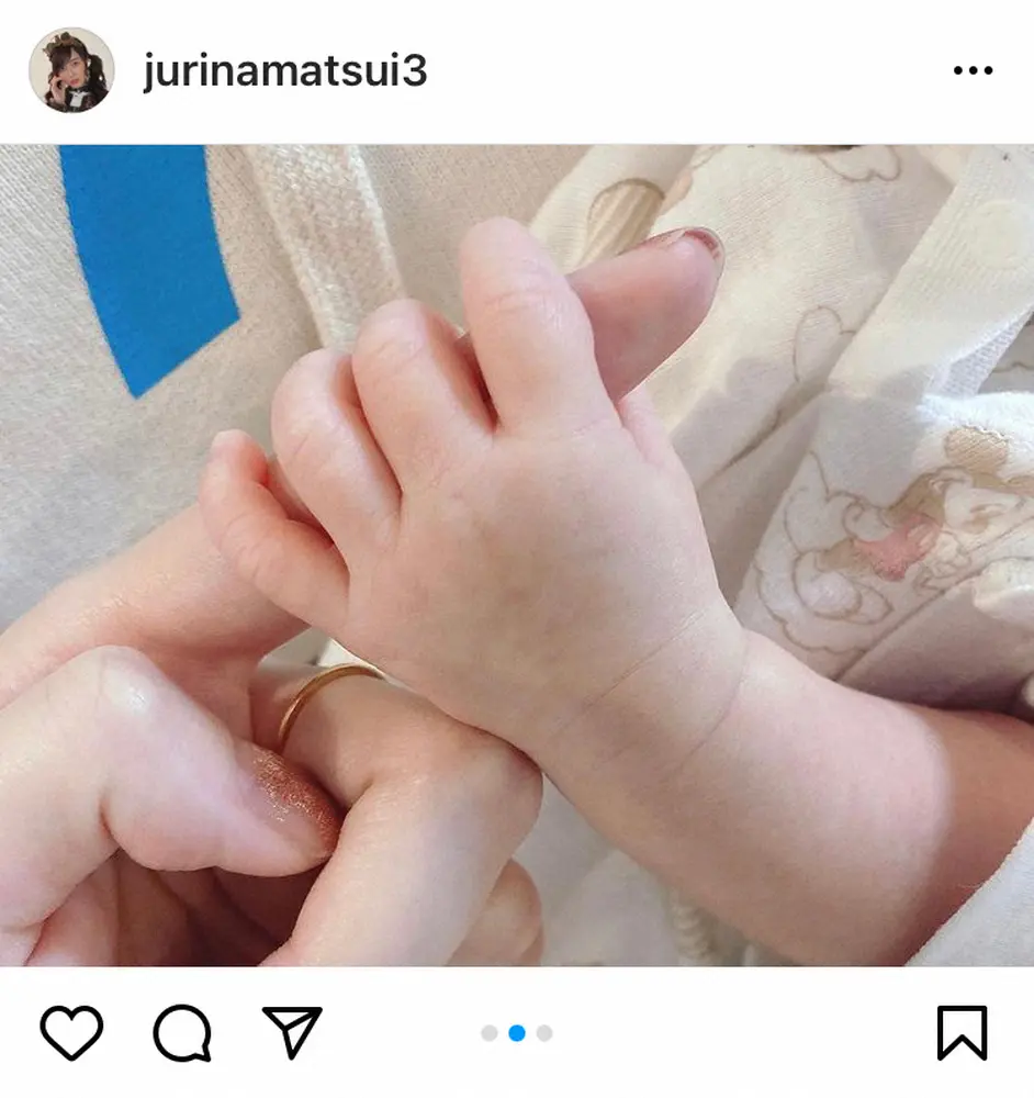 【画像・写真】松井珠理奈　「いつかママ友に」元SKE48石田安奈に出産祝い　赤ちゃん抱く姿に「未来が楽しみ」の声