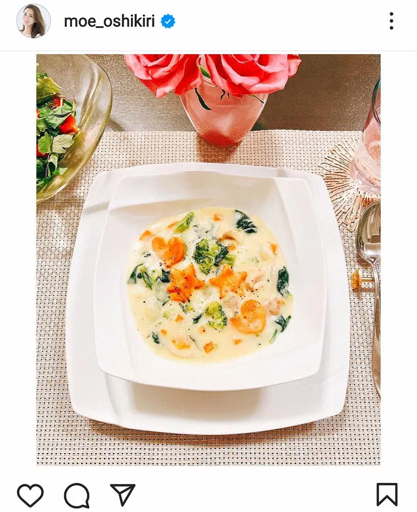 【画像・写真】押切もえ　3歳長男が「パパに似たんだなぁ…」と思う時とは…フォロワー絶賛「お料理上手でうらやましい」