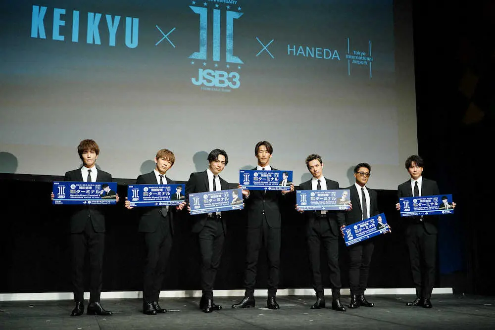 【画像・写真】三代目JSBが羽田空港第3ターミナル駅をジャック！　NAOTO「新しい形のエンタメを」