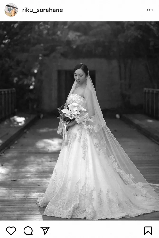 【画像・写真】元宝塚歌劇団宙組の男役スター・蒼羽りくが結婚　「感謝の気持ちを忘れず」