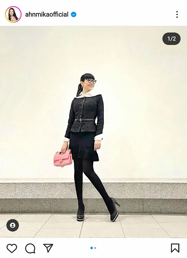 【画像・写真】アンミカ　前髪ウイッグ＆シャネルコーデに「可愛い」の声続出