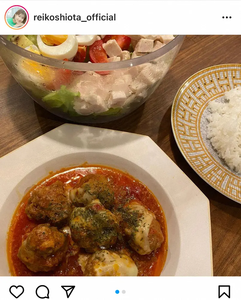 【画像・写真】潮田玲子　夫・増嶋氏手作り“パパご飯”にご満悦…「素敵な旦那様」「美味しそう」の声