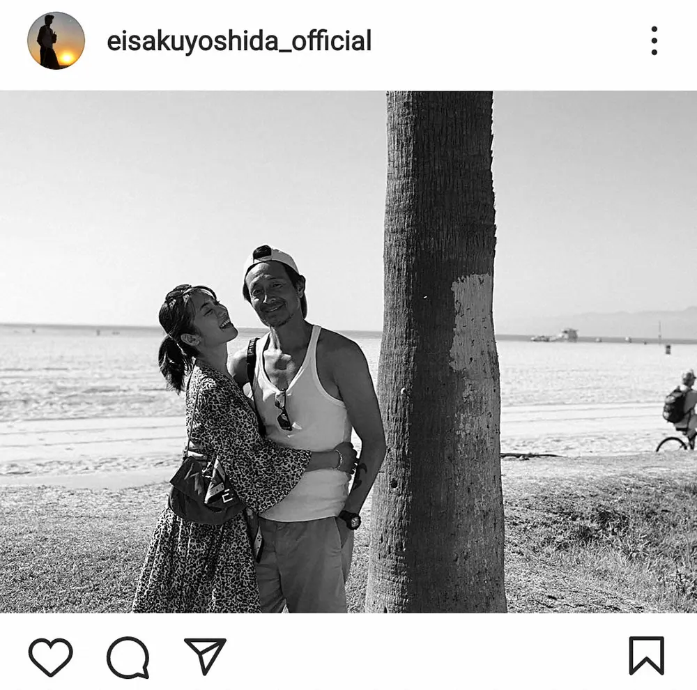 【画像・写真】吉田栄作　笑顔の2ショット画像で内山理名との結婚報告「健康管理に気を遣ってくれた」と感謝