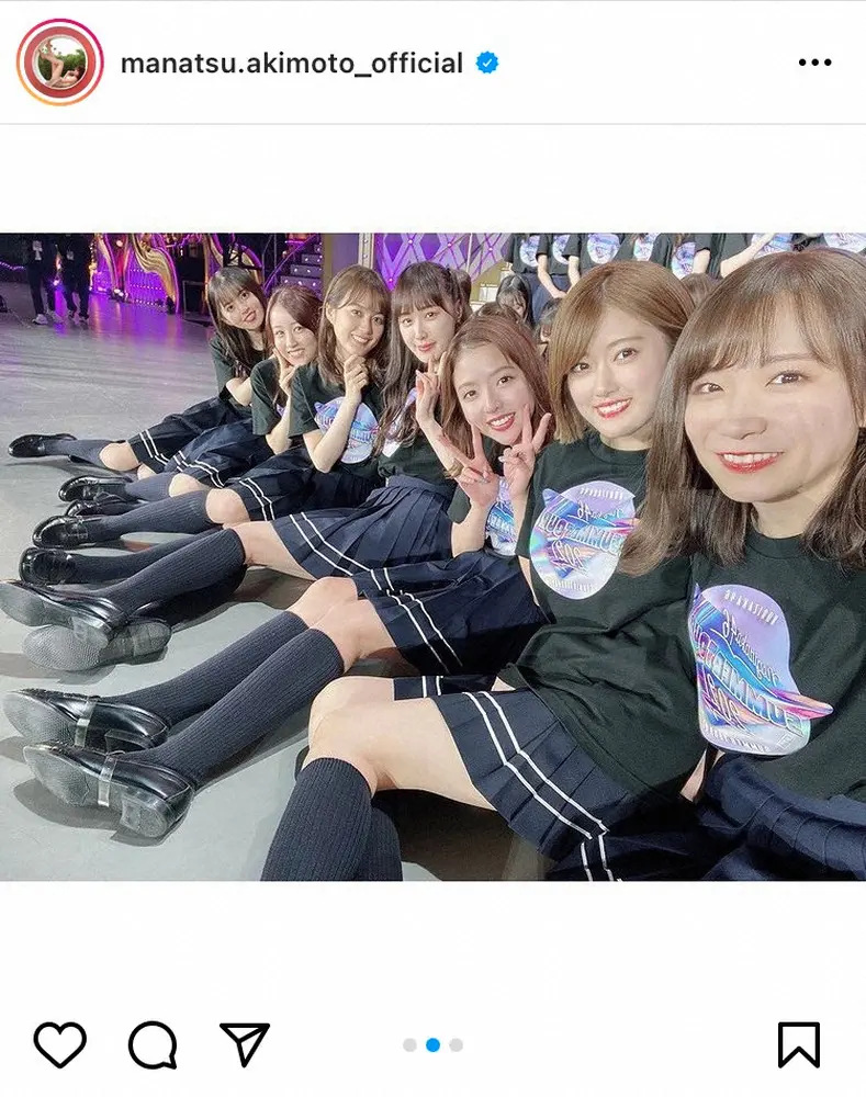 【画像・写真】乃木坂46・秋元真夏　1期生7人でのライブ写真投稿「乃木坂をもっと好きになった2日間」