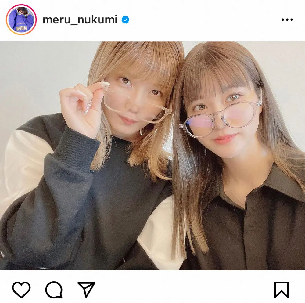 【画像・写真】AAA宇野実彩子が本田翼に見える？めるるとの2ショットに「ばっさーに見えた」「パッと見本田翼ちゃん」