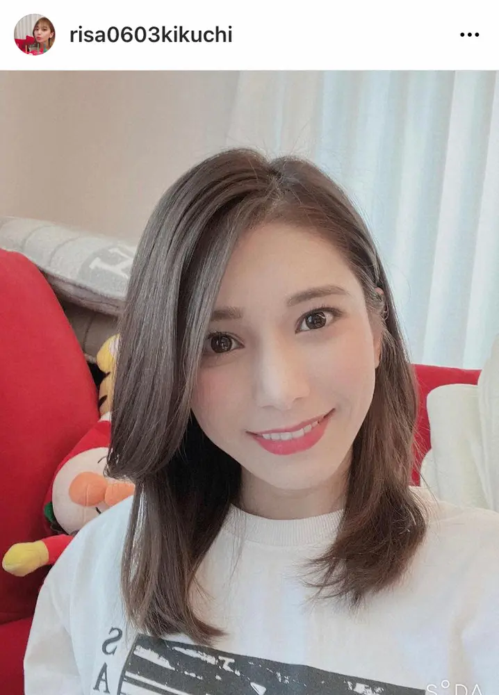 【画像・写真】城島茂の妻・菊池梨沙「すっかり回復しました」　笑顔ショットにファン安ど　今月ヘルニア手術で入院