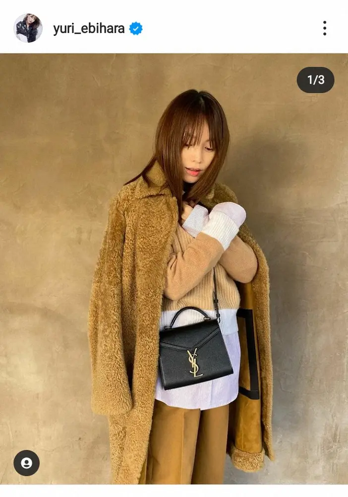 【画像・写真】第2子出産の蛯原友里　「久しぶりの外出」ショット披露「産後のスタイルとは思えない」「カッコいい」の声