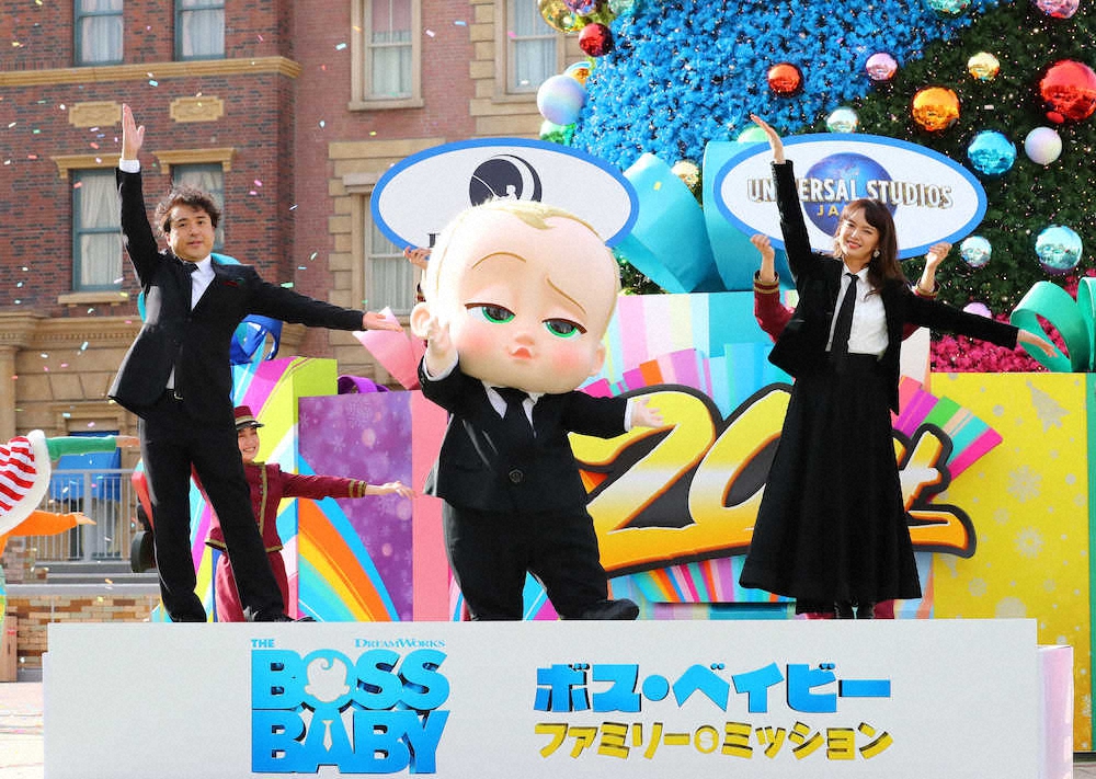 ムロツヨシ クリスマスの思い出は 必ずバイト 映画 ボス ベイビー 続編公開イベント スポニチ Sponichi Annex 芸能