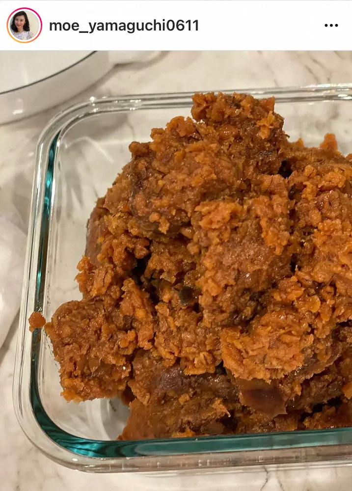 【画像・写真】山口もえ　「香りがたまらない」手作り味噌＆具だくさんの豚汁にフォロワー「美味しそう」「尊敬」