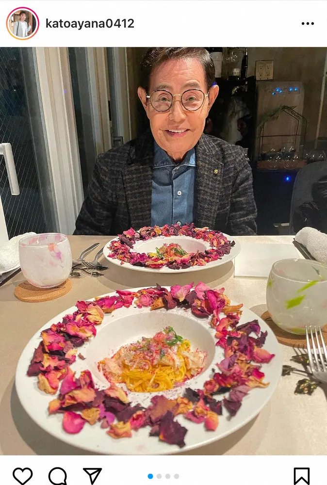 【画像・写真】加藤綾菜　夫・カトちゃん「イケメンすぎた」　ディナーでのロマンチックな時間に「まだまだラブラブ」の声