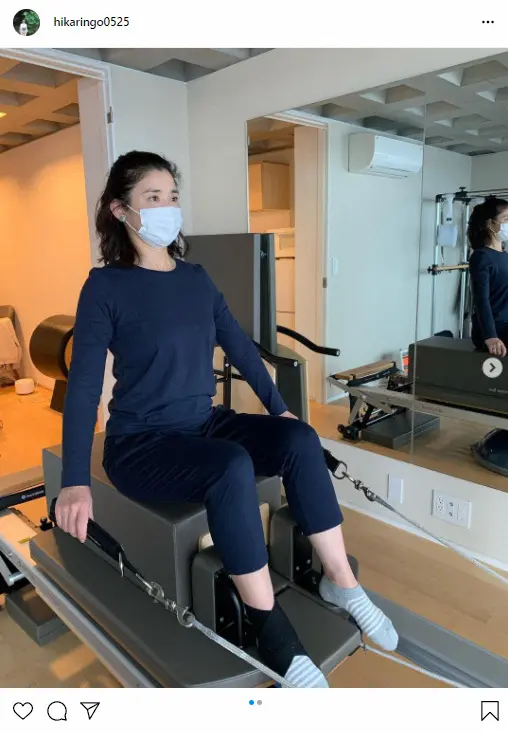 【画像・写真】石田ひかり　右足負傷明かす　「足を怪我して」サポーターつけピラティス　「大丈夫？」「お大事に」の声