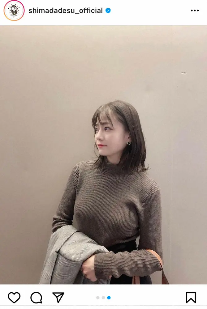 【画像・写真】元AKB48の島田晴香さん　ミニスカブーツ姿でスラリ美脚披露　「足細い」「とんでもないスタイル」の声