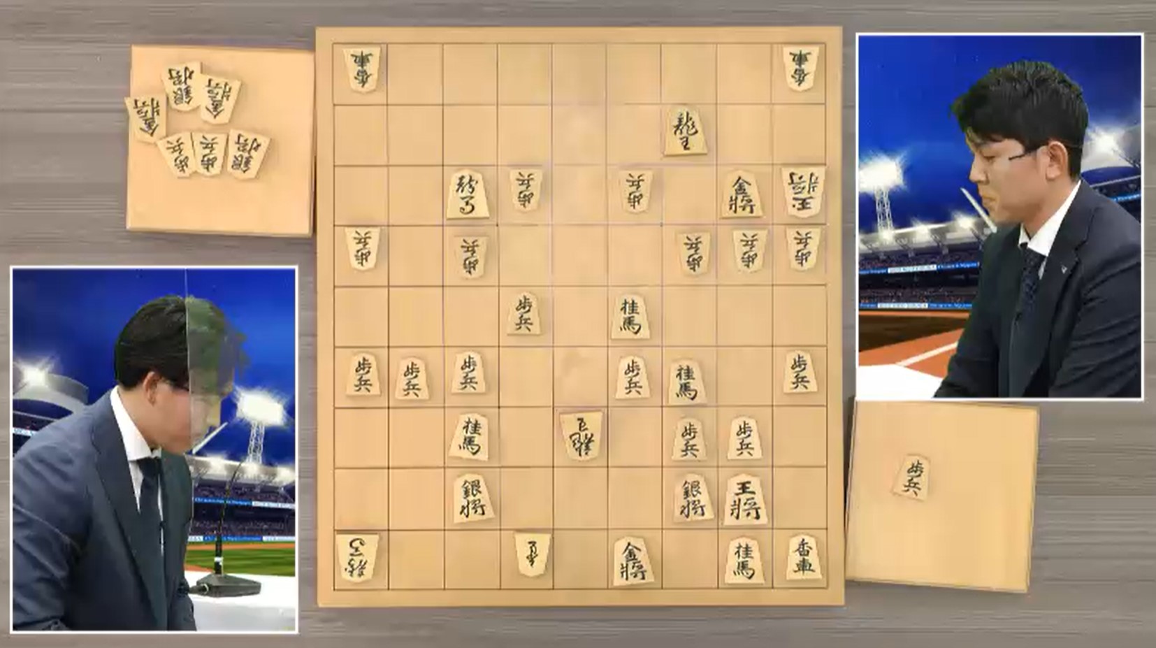 【画像・写真】【棋譜】第2回プロ野球最強将棋王決定戦パ準決勝　楽天・西口直人VSロッテ・安田尚憲