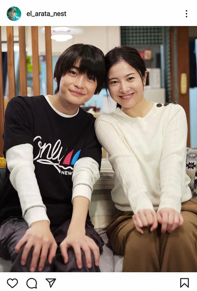 【画像・写真】“加瀬”井浦新　「最愛」梨央＆優の2ショット投稿「笑顔が絶えないように幸せでありますように」