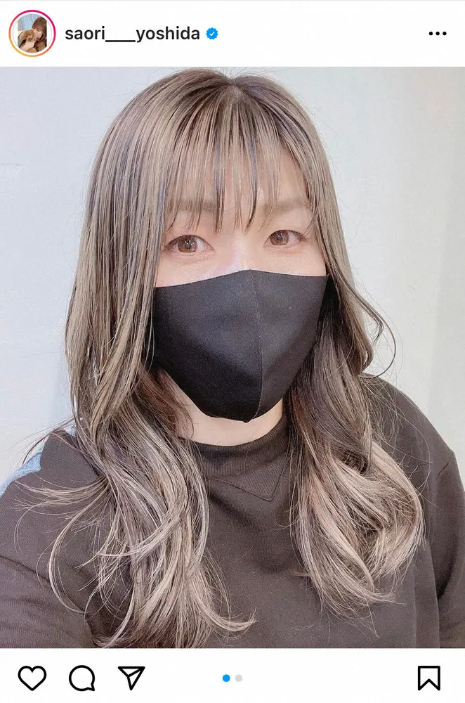 【画像・写真】吉田沙保里さん　大胆イメチェン！「こんなに…初めて」明るい髪色に　「一段ときれい」「美しい」