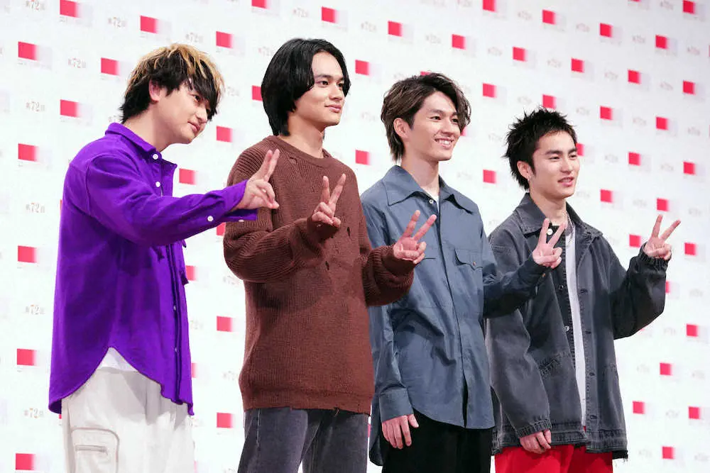 【画像・写真】【紅白リハ】DISH//　初の紅白で「猫」歌唱「余裕なんかいらない」「緊張でみんな若干の“猫背”」