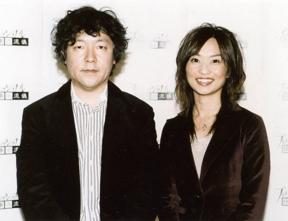 NHK「プロフェッショナル　仕事の流儀」のキャスターを務めていた茂木健一郎氏と住吉美紀アナ（05年）