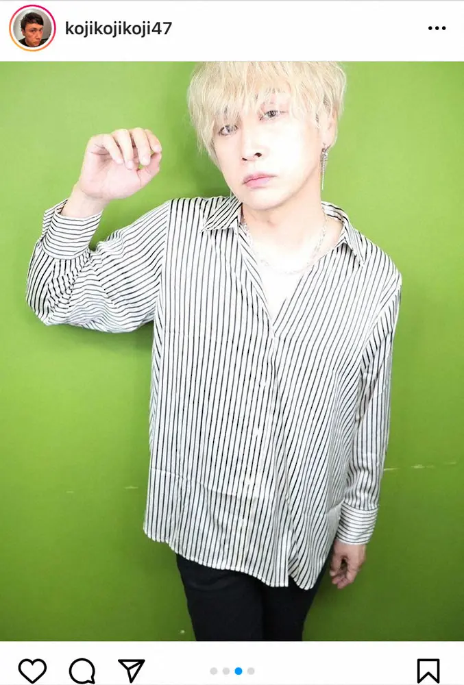 【画像・写真】アンジャ児嶋の金髪ホスト姿に大盛り上がり「IZAMさん」「韓流スター」「ジャニーズか」「オバさん」