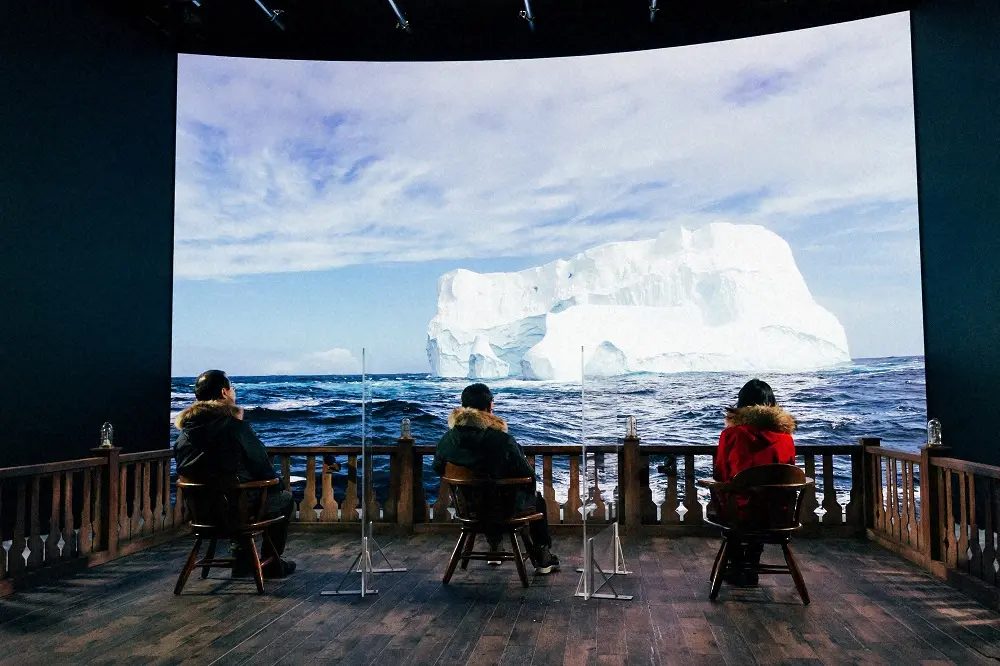 8日に放送される「ブラタモリ」のテーマは番組史上初の「南極」。最新技術を駆使し、南極を“完全再現”した東京のスタジオ（C）NHK