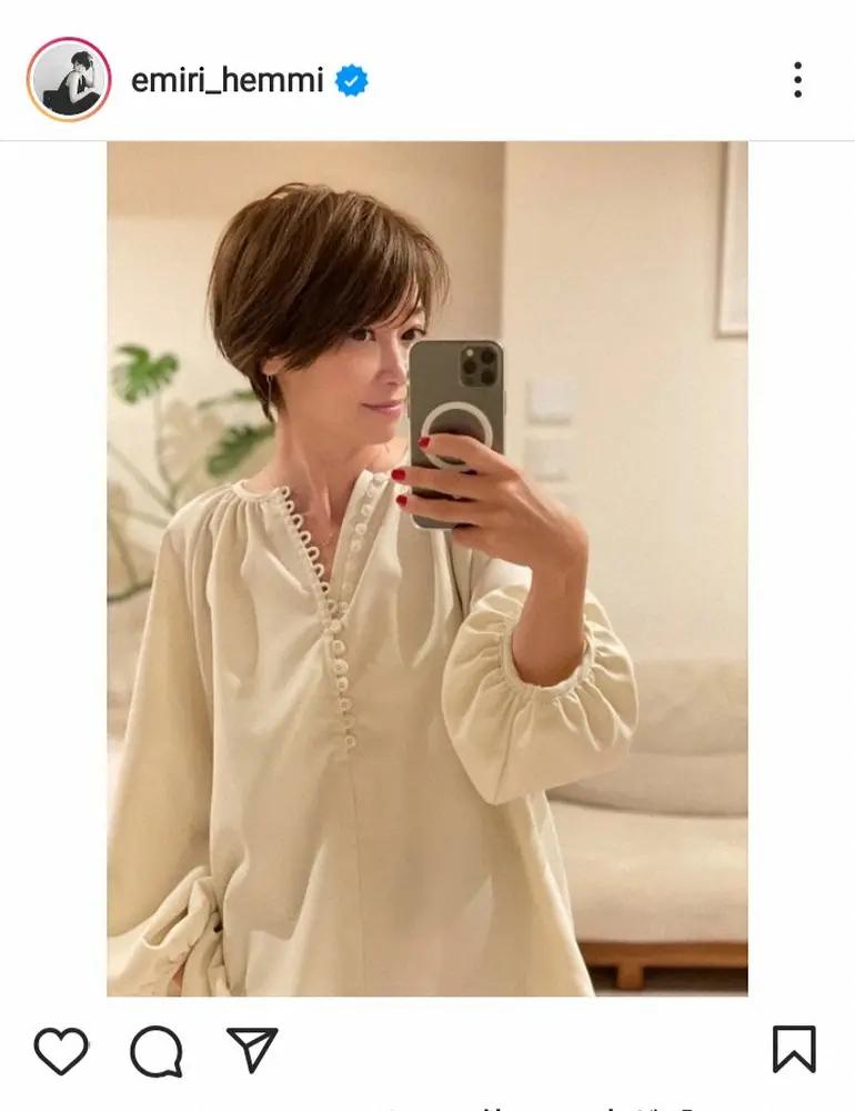 【画像・写真】辺見えみり　「久しぶりに茶髪」、初めて「ブリーチして透明感を」新ヘア披露に「ずっと可愛くて憧れ」の声