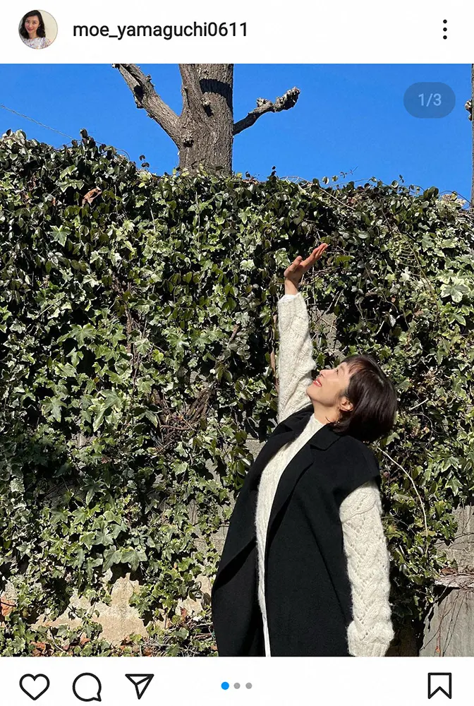 【画像・写真】山口もえ「顔がぱっつんぱっつん」年明け初ショットで正月太り気にするも…「幸せの証拠ですね」の声